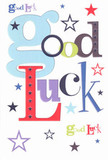 From the heart of Colindale, this radiant card embodies the pure spirit of encouragement-a true celebration in paper form. 'Good Luck' leaps across the crisp white surface, each letter crafted in joyful harmony, blending cool pastel blue, lush red, fresh green, and regal purple, much like the colourful blooms found in Colindale's favorite flower shops. Sprightful stars in navy, lemon yellow, and lavender flit across the design, echoing the excitement and dreams stirred on a stroll through Montrose Park at dusk. Run your fingers over its sleek, gentle surface and imagine the satisfying feel of quality cardstock that only a local craftsman selects. It's a card meant to embrace someone on the verge of a fresh start-a new school, a big audition, the next chapter in a local journey. Infused with the same gentle optimism that blooms along Colindale's bustling streets, it's designed for those pivotal moments when a friend's hope can make all the difference, capturing the joy of possibility and the steadfast support found in our community.